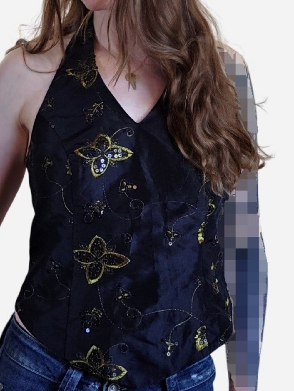Modeszene y2k fairy halter top